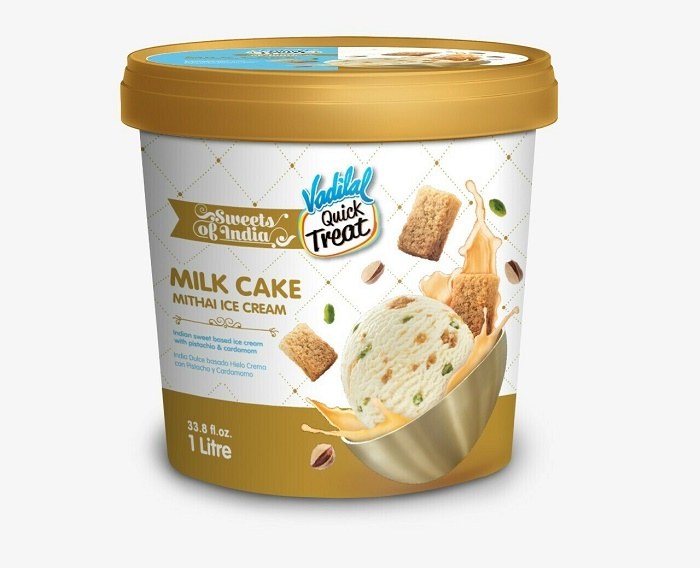Vadilal Milk Cake Ice Cream 1ltr Keemat Grocers